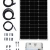 Movenergy Solar Panel kit,100 Watt 12 Volt Monocrystalline Solar High Efficiency Solar Panel