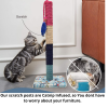 Scratching Pole Cat | SISAL Post | Cat Toy 100% MEXICAN SISAL | Cat Kitten Scratching Pole 20 " - Imagen 3