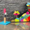 Scratching Pole Cat | SISAL Post | Cat Toy 100% MEXICAN SISAL | Cat Kitten Scratching Pole 20 " - Imagen 5