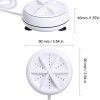 Lavadora portátil Mini lavadora 3 en 1 lavavajillas Mini luces ondas ultrasónicas conveniente viaje Home & Kitchen negocios viaje USB - Imagen 4