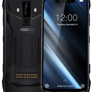 teléfono inteligente DOOGEE S90C, móvil resistente, Modular, pantalla de 6,18 pulgadas, 12V2A, 5050mAh, Helio P70, Octa Core, 4GB RAM, 64GB rom, cámara de 16.0mp + 8.0mp, Android 9,0, IP68 (4GB 64GB, Negro)