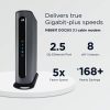 Motorola MB8611 DOCSIS 3.1 Módem por cable multigigabit | se empareja con cualquier enrutador WiFi | Aprobado para Comcast Xfinity, Cox Gigablast, Spectrum | Puerto de 2,5 Gbps | 2500 velocidades máximas de Internet - Imagen 2