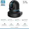 Amcrest 4MP ProHD Cámara WiFi para interiores, cámara IP de seguridad con panorámica/inclinación, audio bidireccional, visión nocturna, visualización remota, 2,4 GHz, 4 megapíxeles a 30 FPS, FOV amplio de 90°, IP4M-1041B (negro) - Imagen 2