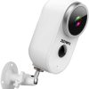 Cámara de seguridad para exteriores, 1080P HD, inalámbrica, recargable, con batería, WiFi, cámara de vigilancia para el Home & Kitchen con impermeable, visión nocturna, detección de movimiento, audio de 2 vías y almacenamiento SD