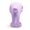 Smily Mia Penguin Buddy Never Drop Juguete de silicona para la dentición del bebé para bebés de 0 a 6 meses, juguetes para masticar bebés para las necesidades de succión, chupete de mano para bebés que amamantan, juguete para el asiento del automóvil para recién nacidos, púrpura claro - Imagen 4