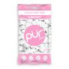 Chicle PUR 100 % xilitol, chicle sin azúcar, sin azúcar, sin aspartamo, sin gluten, vegano y apto para keto, Salud y Bellezaable, bajo en carbohidratos, chicle con sabor natural simplemente puro, 55 piezas (paquete de 1)