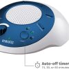Máquina de sonido de ruido blanco de Homedics | Terapia de sueño portátil para el Home & Kitchen, la oficina, el bebé y los viajes | 6 sonidos naturales relajantes y relajantes, opciones de carga de batería o adaptador, temporizador de apagado automático | Sonido Spa Azul - Imagen 6