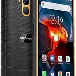 Teléfono 4G Resistente (2020), teléfono Inteligente para Exteriores Ulefone Armor X7 Pro Android 10, batería de 4000 mAh, Resistente al Agua, MT6761 Quad-Core 4 GB + 32 GB, Doble SIM/NFC (Amarillo)