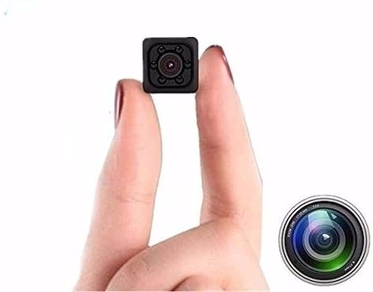 Mini Camara Espia De Seguridad HD Wifi Inalambrica Para Interior Casa Con  Audio