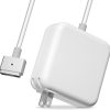 Cargador compatible con Mac Book Pro con cable. Cargador magnético de repuesto de 60 W con punta en T, adaptador de alimentación universal compatible con cargador Mac Book Air/Mac Book de 13 pulgadas con pantalla Retina (después de 2012).