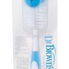 Dr. Brown's Baby Bottle Brush con esponja y restregador - Azul