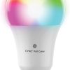 Bombilla LED inteligente GE CYNC, cambio de color, Bluetooth y Wi-Fi habilitado, compatible con Alexa y Google Assistant, regulable, base media, forma de bombilla estándar (1 paquete), el embalaje puede variar - Imagen 9