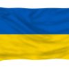 Bandera de Ucrania - (3x5 Ft / 90x150 cm) Banderas nacionales de poliéster Bandera de decoración interior exterior Poliéster de doble costura con ojales de latón
