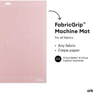 Alfombrilla de corte adhesiva Cricut FabricGrip de 12"x12" - Para Cricut Explore Air 2/Cricut Maker - Paquete de 3 - Imagen 2