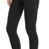 Colorfulkoala - Pantalones de yoga de cintura alta para mujer, 7/8 de largo, con bolsillos