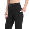 Colorfulkoala - Pantalones de yoga de cintura alta para mujer, 7/8 de largo, con bolsillos - Imagen 2