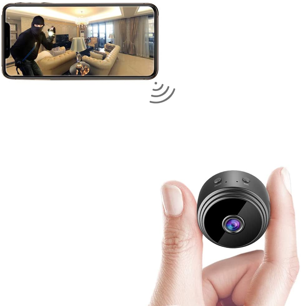 Mini Camara Oculta Espia De Seguridad WiFi 1080P Inalambrica Con Audio y  Video - Helia Beer Co