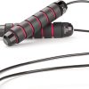 Cuerda de saltar DEGOL con rodamientos de bolas, cable de cuerda de saltar de velocidad rápida y asas de espuma viscoelástica de 6 pulgadas, ideal para ejercicios aeróbicos como entrenamiento de velocidad, salto extremo, entrenamiento de resistencia y gimnasio.