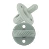 Itzy Ritzy Sweetie Chupete Juego de 2 chupetes de silicona para recién nacidos con mango plegable y dos orificios de aire para mayor seguridad; Juego de 2 en agave y suculentas, para recién nacidos y más - Imagen 9