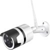 Cámara de seguridad para exteriores con aplicación de teléfono, cámara de seguridad para el Home & Kitchen 1080P IP66 resistente al agua con detección de sonido/movimiento, visión nocturna, audio bidireccional, servicio en la nube y almacenamiento SD local, cámara IP enchufable