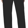 Pantalón médico Workwear Revolution para mujer, tiro medio, acampanado moderado, con cordón, WW120 - Imagen 5