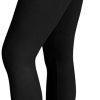 SATINA Leggings de talle alto para mujer - Leggings suaves para mujer en capri y largos completos - Tallas regulares y grandes en 25 colores