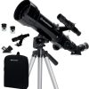 Celestron - Alcance de viaje de 70 mm - Telescopio refractor portátil - Óptica de vidrio totalmente recubierta - Telescopio ideal para principiantes - Paquete de software de astronomía BONUS