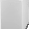 COMFEE' Lavadora portátil de 1.6 pies cúbicos, capacidad de 11 libras, lavadora compacta totalmente automática con ruedas, 6 programas de lavado, lavadora con bomba de drenaje, ideal para apartamentos, caravanas, camping, color blanco marfil