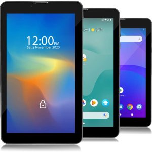 Indigi Dual-Core 17,8 cm Tablet & 3 G Unlocked teléfono + (Bluetooth + WiFi + Android 4.4 KitKat Google Play Store + Dual cámaras)