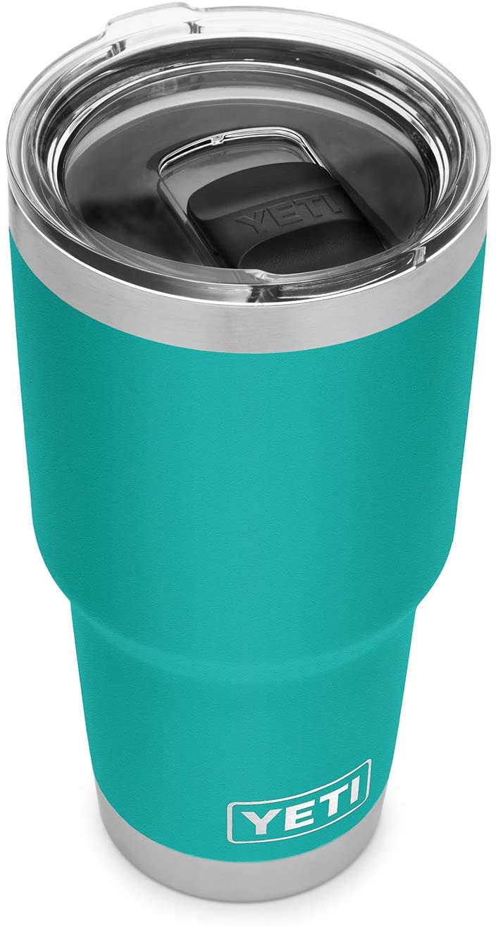 YETI - Vaso térmico Rambler de acero inoxidable, con aislamiento al vacío y  tapa MagSlider, de 30 onzas