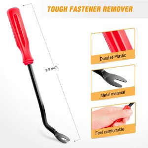 GOOACC 240 clips de retención de parachoques para coche, remaches de plástico, sujetadores, kit de retención de empuje, tamaños más populares, juego de remaches de pasador de empuje automático, clips de guardabarros de panel de puerta para GM Ford Toyota Honda Chrysler - Imagen 5