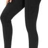 THE GYM PEOPLE Pantalones de yoga gruesos de cintura alta con bolsillos, entrenamiento con control de barriga, mallas de yoga para correr para mujer