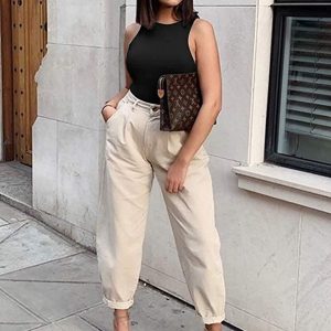 ReoRia - Body sexy sin mangas con cuello halter y espalda cruzada para mujer - Imagen 3