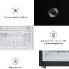 Midea MRU03M2ABB Congelador vertical grande negro, 3.0 pies cúbicos - Imagen 5