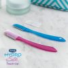 Schick Hydro Silk Touch-Up Herramienta de dermaplaning exfoliante multiusos, maquinilla de afeitar para cejas y maquinilla de afeitar facial con cubierta de precisión, 3 unidades (el embalaje puede variar) - Imagen 8