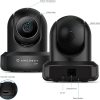 Amcrest 4MP ProHD Cámara WiFi para interiores, cámara IP de seguridad con panorámica/inclinación, audio bidireccional, visión nocturna, visualización remota, 2,4 GHz, 4 megapíxeles a 30 FPS, FOV amplio de 90°, IP4M-1041B (negro) - Imagen 5