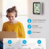 Govee Termómetro higrómetro digital Bluetooth para interiores, medidor de sensor de temperatura y humedad de la habitación con monitoreo remoto de aplicaciones, pantalla LCD grande, alertas de notificación, exportación de almacenamiento de datos de 2 años, negro - Imagen 3
