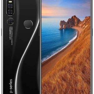 Teléfono inteligente desbloqueado de 6,3 pulgadas, 6 GB + 128 GB de pantalla grande para desbloquear huellas dactilares, suave y delgado