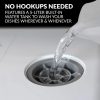Farberware FDW05ASBWHA Lavavajillas de encimera portátil completo con tanque de agua incorporado de 5 litros, 5 programas, cuidado del bebé, lavado de vidrio y frutas, negro/blanco - Imagen 3