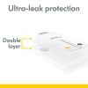Bolsas de almacenamiento de leche materna Medela, 25 unidades, bolsas de almacenamiento de leche materna listas para usar para lactancia, bolsa de pie, perfil plano que ahorra espacio, presellado higiénico, 6 onzas, blanco - Imagen 3