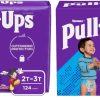 Calzoncitos entrenadores Pull-Ups Night-Time para niños, 2T-3T, 68 unidades y Calzoncillos entrenadores para niños Learning Designs, 2T-3T, 124 unidades