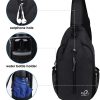 WATERFLY Crossbody Sling Mochila Sling Bag Viaje Senderismo Chest Bag Daypack - Imagen 5