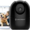 Cámara WiFi Amcrest 1080P para interiores, cámara para niñera, cámara para perros, monitor de sonido y bebé, detección de humanos y Pets, seguimiento de movimiento, con audio bidireccional, aplicación de teléfono, cámara IP inalámbrica panorámica/inclinable, visión nocturna, Home & Kitchen inteligente