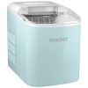 Igloo Máquina automática portátil eléctrica para hacer hielo en la encimera, 26 libras en 24 horas, 9 cubitos de hielo listos en 7 minutos, con pala de hielo y cesta, perfecta para botellas de agua, bebidas mixtas, fiestas