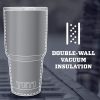 YETI Rambler Vaso de 30 oz, acero inoxidable, aislado al vacío con tapa MagSlider, azul acuífero - Imagen 3