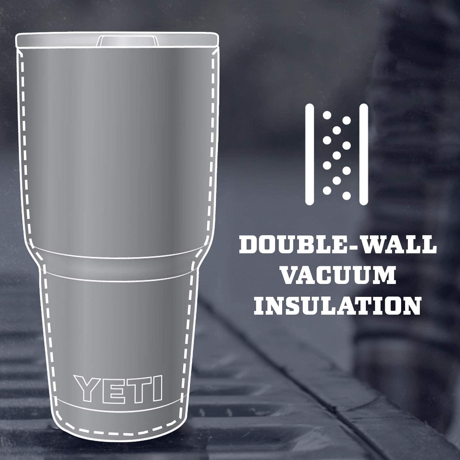 YETI Rambler Vaso Aislado de Acero Inoxidable de 30 onzas con Tapa Magslide  En Distintos Colores