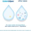WaterWipes Toallitas húmedas originales para bebés, 99,9 % de agua, sin perfume e hipoalergénicas para pieles sensibles de recién nacidos, 3 paquetes (180 unidades) - Imagen 3
