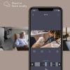 Nooie Baby Monitor, cámara WiFi para Pets en interiores, cámara IP inalámbrica de 360 grados, cámara de seguridad para el Home & Kitchen 1080P, seguimiento de movimiento, visión nocturna súper IR, funciona con Alexa, audio bidireccional, detección de movimiento y sonido - Imagen 8