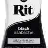 Rit Dye 43327 Tinte líquido de propósito, negro, 8 onzas líquidas