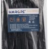 HMROPE 100 bridas para cables resistentes de 8 pulgadas, bridas de plástico premium con 50 libras de resistencia a la tracción, envolturas de nailon negro autoblocantes para interiores y exteriores - Imagen 6